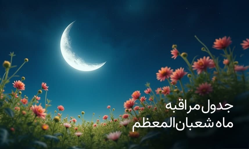 جدول مراقبه شعبانیه سال 1446